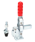 Heavy Duty Quick Release Toggle Clamp For Woodworking Jigs And Fixtures Drill Press Compatible 150Kg Clamp Force Stable Hold Down Easy Release A Real Workhorse For Faster Safer Machining, metal with red handle