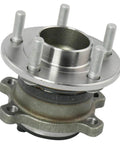 2 Piece Rear Wheel Bearing And Hub Assembly For 2014 2018 Ford Transit Connect, silver metallic part