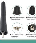 2.5 Inch Stubby Car Antenna Mast For Mini Cooper Countryman BMW Z3 Z4 128i VW Polo Golf AM FM Radio Replacement components