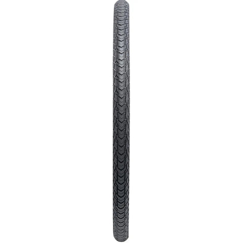 Two Pack 700C Bike Tires 700x38C 40-622 Foldable Road Gravel Hybrid Tire Set, side view of black tread pattern