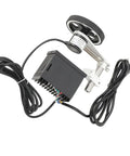 High Performance Digital Length Meter And Mechanical Length Counter For Cloth And Textiles With Quick Cooling Vents, showing components and wiring.