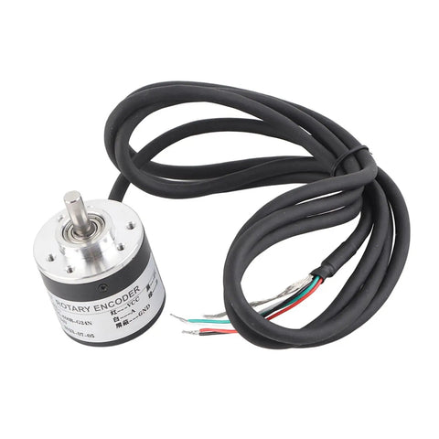 600 Pulses Per Revolution AB Duplex 6mm Shaft Incremental Rotary Encoder with cables for feedback in robotics projects