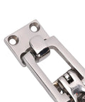316 stainless steel anti-rattle hatch latch with center tension cam and padlock hole for boats