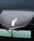 Magnetized Waterproof Drip Guard For EV Charge Port On Toyota Bz4x 2023 To 2026 covering charge port during rainy conditions.