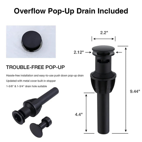 Low Arc 8 Inch Widespread Matte Black Bathroom Faucet With 3 Hole Brass Wide Spout Waterfall Style, Double Handle Vanity Sink Tap, Includes Waste Drain, Solid Brass Construction, Sleek Dope Modern Square Design