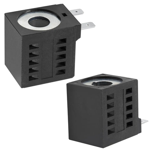 10225-96 Solenoid Coil Twin Pack 12V DC 16W Dual Spade Plug And Play Replacement For Hydraulic Power Unit Lift Dump Valve Stem Series 08 80 88 98 Easy Install Durable Coil