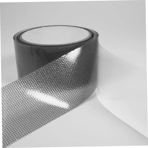 Two Roll Pack Window Screen Repair Tape With Strong Adhesive Self Adhering Patch Kit Breathable Mesh For Quick Fixes On Screen Doors Tents And RVs Easy To Cut Durable Patch
