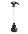 MKA60 Trolling Motor Stabilizer Kit mounted on a base with adjustable rod and black components, showcasing vibration reduction design.