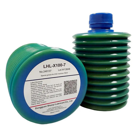 700ml LHL X100 7 CNC Machining Center Heavy Duty Grease bellows cartridge with label visible