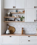 Professional Grade Black T Bar Cabinet Knobs Rustic Single Hole Zinc Alloy Drawer Pulls on kitchen cabinets.
