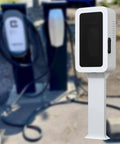 Heavy Duty Outdoor Electric Vehicle Charger Protection Box With Wall Mount Design And Combo Lock To Keep Your Tesla And J1772 Home Charging Plug Safe From Rain Snow And Extreme Weather All Season Long.