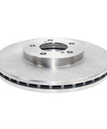 Front Vented Disc Brake Rotor With Hub-Centric Fit, Swirl Finish No Machining Needed, Beefy Heavy Duty Cast Iron, Efficient Air Cooling Vanes
