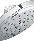Eco Performance Shower Head With Immersion Rainshower Technology 7 Inch Single Function Chrome Finish Self Pressurizing Water Flow