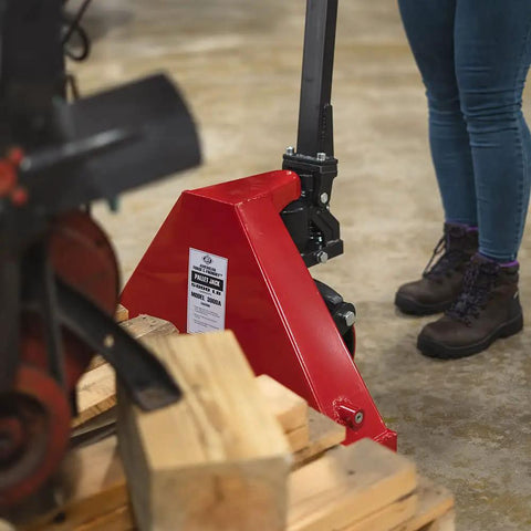Real Deal Heavy Duty Manual Pallet Jack With Rock Solid Steel Build And Massive 5500 Lb Capacity Designed For No Sweat Hauling And Daily Warehouse Moving Jobs