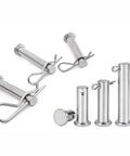 122 Piece Stainless Steel Cotter Pin And R Clip Set With 15 Cotter Pin Sizes And 9 R Clip Sizes, 304 Stainless, Corrosion Resistant