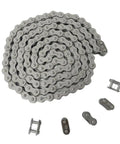 Beefy 420 Roller Chain for Dirt Bikes and ATVs 90 links with 5 connecting links carbon steel construction 0.5 inch pitch
