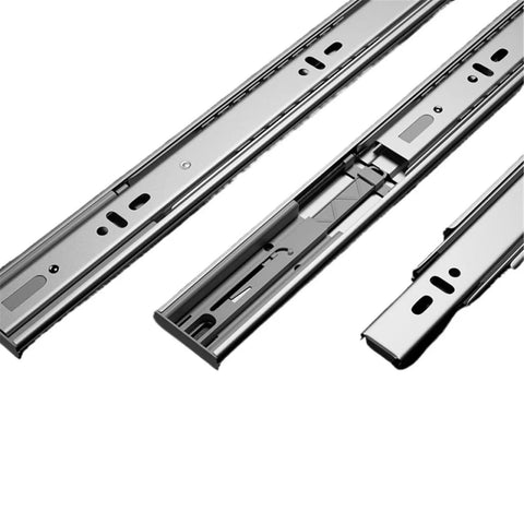 One Pack Soft Close Ball Bearing Drawer Slides 45mm Long For Kitchen Cabinets Under Desk Stainless Steel Storage Furniture