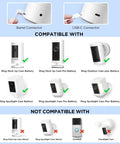 Compatibility guide for 2 Pack 6W Solar Charger with compatible and incompatible camera models