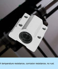 10mm linear ball bearing for CNC and 3D printers in aluminum housing, providing smooth linear motion and high precision for guide rails.