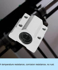 SCS6UU Linear Ball Bearing Aluminum Slide Block, 6mm ID, 25mm length, for CNC and 3D Printer Linear Rails, close-up view