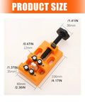 Hand Drilling Vise Set For Beads And Small Parts, Handy 4 Point Clamp With Hand Pin Vise For Jewelry Making, 106mm x 60mm