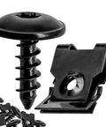 Close-up of 15 Pcs Front Bumper Clips Screws U Nut Kit Replacement For VW And Audi Cars Fit Golf Passat Tiguan Jetta A3 A4