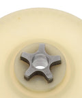 Two Pack Chainsaw Drive Wheel Replacement For Electric Chainsaw Compatible With Remington Internal Gear For Reliable Power Transmission And Tension Control Easy Install Sprocket Kit For Woodcutting, close-up metal sprocket