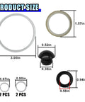 15 Piece 3 Ton Floor Jack Seal Repair Kit DIY Friendly For Horizontal Jacks Complete Hydraulic Oil Seal And O Ring Set sizes