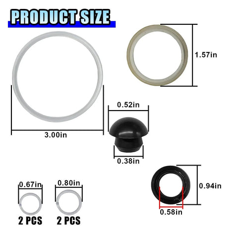 15 Piece 3 Ton Floor Jack Seal Repair Kit DIY Friendly For Horizontal Jacks Complete Hydraulic Oil Seal And O Ring Set sizes