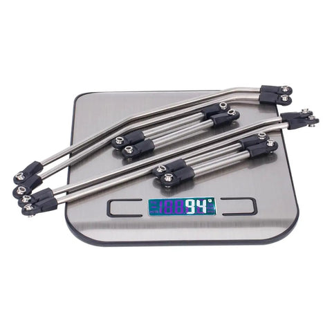One Tenth Scale Performance Carbon LCG Chassis Kit With Gearbox And Shock Absorbers For RC Crawler SCX10 Capra Upgrades Link Rod Set