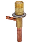 Efficient Refrigeration Energy Regulator Valve with brass inlet, 1/4 inch ODF to 3/8 inch ODF outlet, integrated pneumatic setup