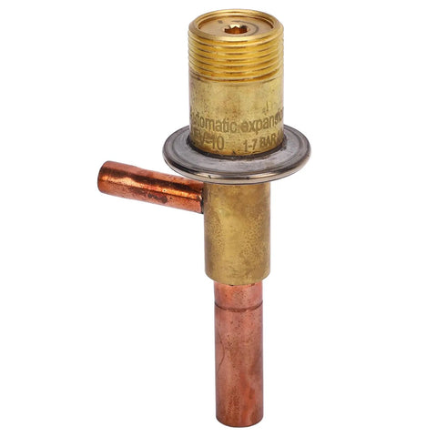Efficient Refrigeration Energy Regulator Valve with brass inlet, 1/4 inch ODF to 3/8 inch ODF outlet, integrated pneumatic setup