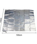 Silver 420D Oxford Telescope Cover For Outdoor Use With Reflective Heat Defense Keeps Optics Cool In Sun And Heat While Blocking Dew Waterproof