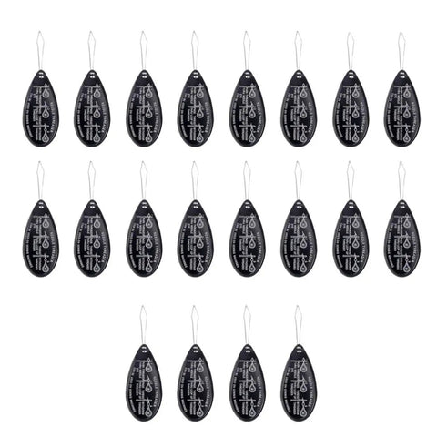 Needle Threader Set Flexible Aluminum Wire 20 Piece Easy Push Through Needle Eye Hand Sewing DIY Tools For Home Projects Durable Quick Threading Aid For Crafting And Hemming, 20 black-handled threaders