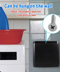 Magnetic Laundry Storage Bin With Large Lint Holder For Laundry Room Space Saving Trash Container That Hangs On Washer
