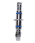 Top Tier Stainless Steel Alignment Wheel Clamps With Reversible Claw Rim Studs And Rubber Rings For Heavy Duty Garage Use And Hunter Replacement Kits, chrome rim stud with blue rubber rings