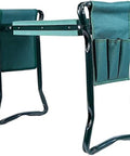 Kneeling Garden Bench Seat 2 In 1 Folding Stool With Tool Pouches Heavy Duty Garden Kneeler And Chair Portable Easy Fold Comfort EVA Foam For Weeding Plant Care And Raised Beds