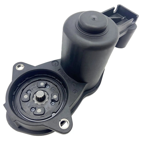 Close-up view of BMW Rear Parking Brake Actuator Motor for F10 F11 F06 F12 F13 X3 Z4 Replacement Oem 34216794618 34216791420.