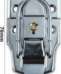 Super Tight Fit Metal Hasp Buckle With Key For Suitcase, Locker, Cabinet Doors, Desk Drawers And Tool Chests To Keep Stuff Locked And Safe Today 76mm x 45mm
