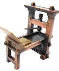 One To Forty Eight Scale Metal Printing Press Die Cast Miniature Diorama Desk Accessory Pencil Sharpener With Sliding Print Surface