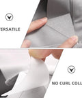 240 Pack Heavy Duty PVC Collar Stays For Dress Shirts, showing versatility and no curl collar feature, ideal for crisp necklines.
