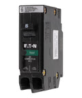 15 Amp Arc Fault Circuit Breaker AFCI Single Pole Plug On Neutral 120V AC 10kAIC UL Listed Home Electrical Safety Upgrade for Circuits and Outlets Today, Eaton BR front view