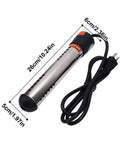 Built Badass Kickin Up The Heat Fast This Plug And Play 2000 Watt Immersion Water Heater with metal guard and cord.