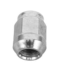 Heavy Duty Wheel Hub Flange Bolts Nuts For ATV And Go Kart, chrome nut close-up, durable fasteners for stable safe rides