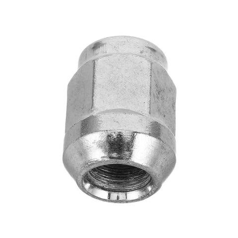 Heavy Duty Wheel Hub Flange Bolts Nuts For ATV And Go Kart, chrome nut close-up, durable fasteners for stable safe rides