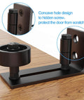 Sliding Barn Door Floor Guide With Eight Setup Options For Bottom And Wall Mounted Applications Adjustable Roller