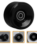 Double Row Quad Skate Wheels Replacement PU Roller Skate Wheels With High Elasticity for Outdoor and Indoor Skating Smooth