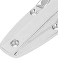 Soft Close Tee Hinge With Zinc Alloy Build for Toolbox, Car Door and Cabinet, close-up of zinc alloy material and screw holes