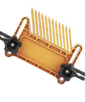 Adjustable Featherboard For Table Saw And Router Table Rock Solid Polypropylene woodworking tool with dual pressure blocks.