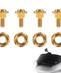 Titanium Windshield Bolts Set For Street Glide And Road Glide Dope Performance Screws High Strength Corrosion Resistant